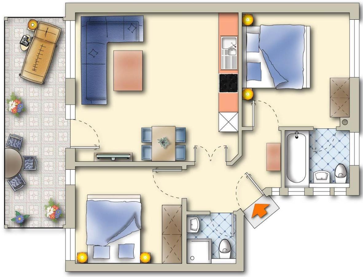 Komfort-Ferienwohnung Hansa By Meer-Ferienwohnungen Binz Buitenkant foto